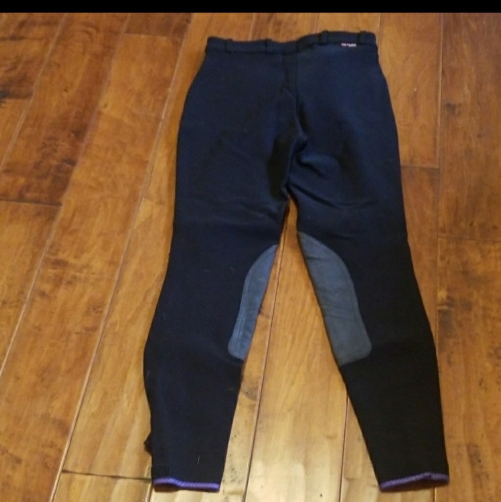 Black Triumph horseback riding breeches